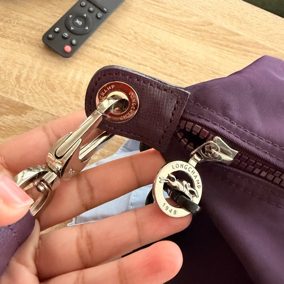 Longchamp Le Pliage Neo Crossbody Top-Handle Shoulder Bag in Deep Purple - Picture 3 of 8